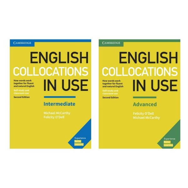 کتاب English collocation in use اثر M McCarthy and FODell انتشارات Cambridge دو جلدی