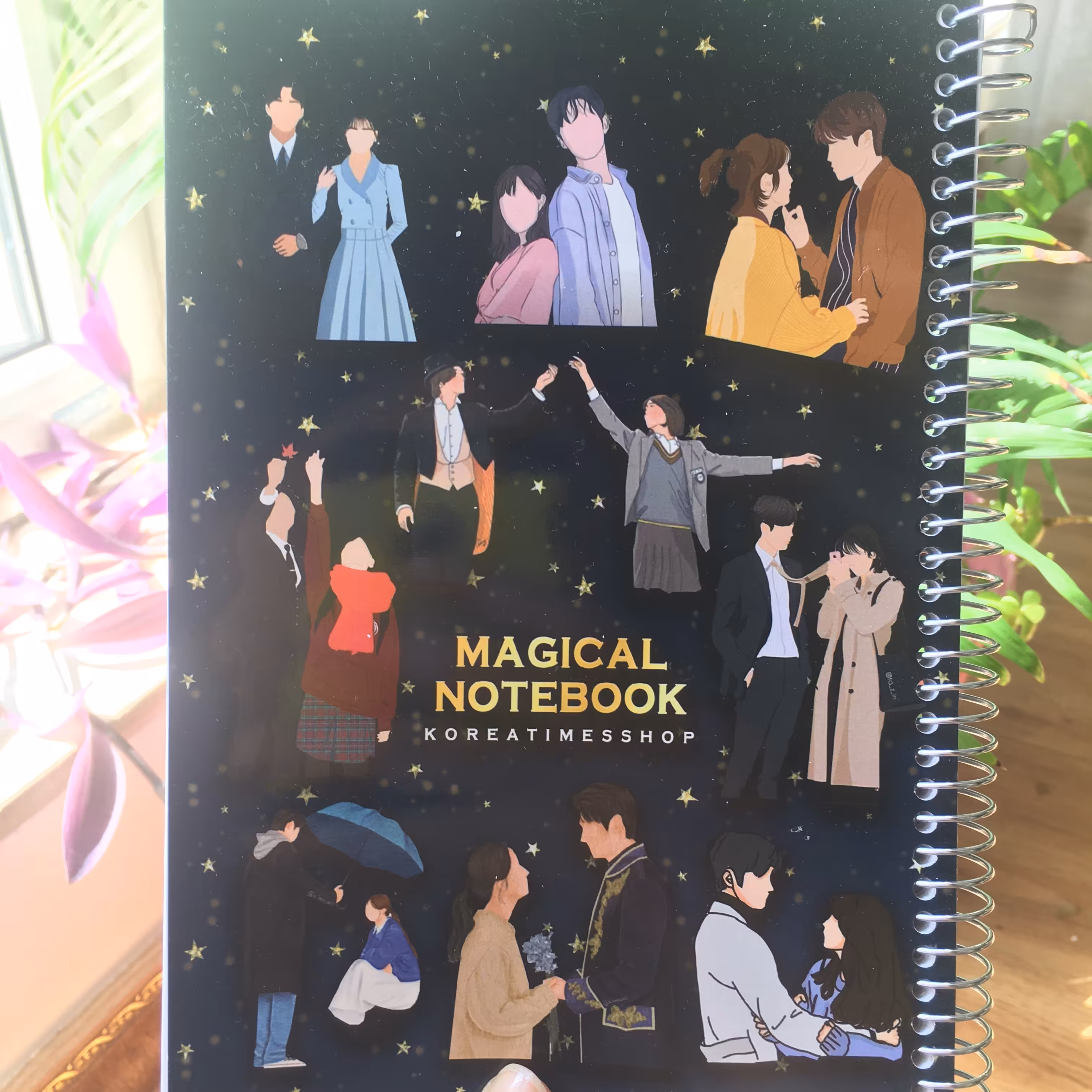 دفتر طرح مجیکال جادویی فانتزی 80 برگ آپنج magical notebook