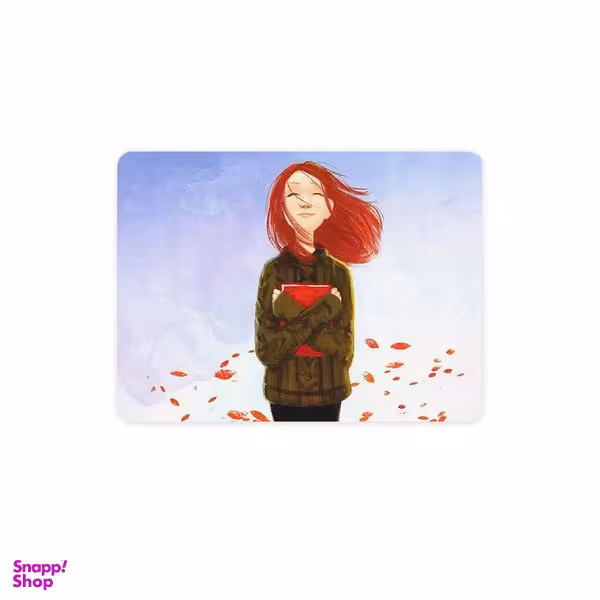 ماوس پد ترمه طراحان ایده مدل دختر در باد کد CFP1409