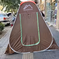 چادر مسافرتی فنری 6 نفره جنس برنو سفارشی دوز با فیلم | amazonchi