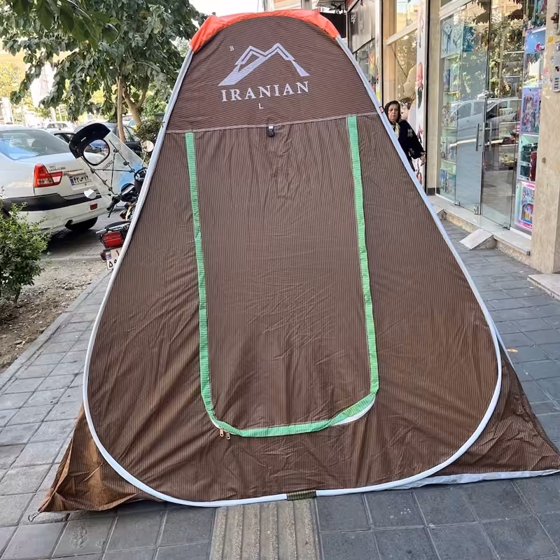 چادر مسافرتی فنری 6 نفره جنس برنو سفارشی دوز با فیلم | amazonchi