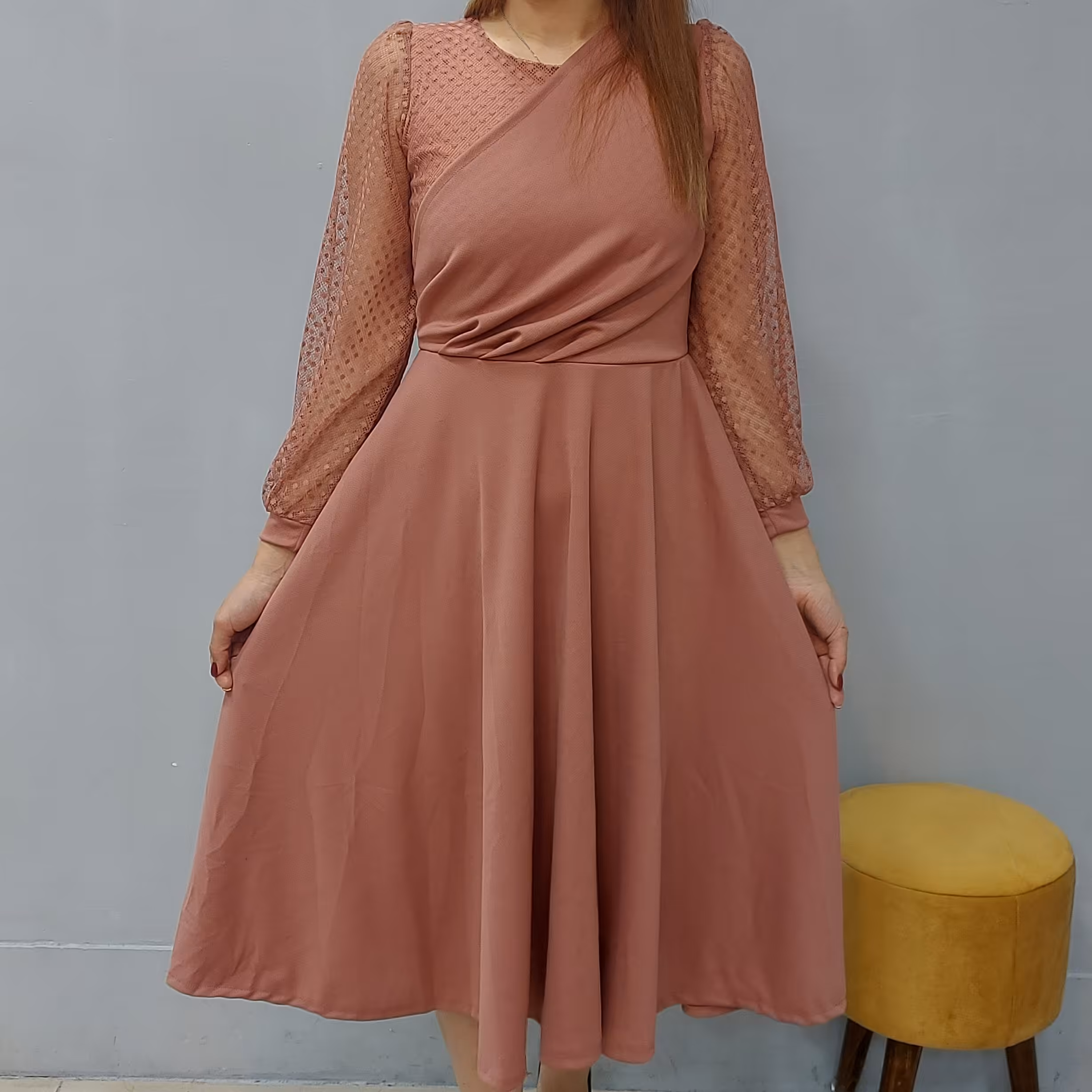 پیراهن مجلسی کوتاه در 3رنگ پشت زیپ دار مناسب تا سایز 48