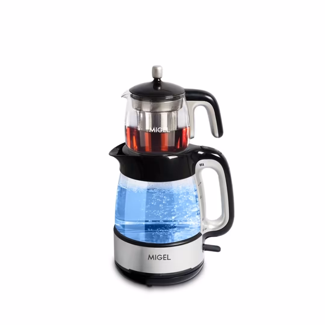 چای‌ساز ایستاده مشکی نقره‌ای مدل GTS070BKS میگل | خانه سام