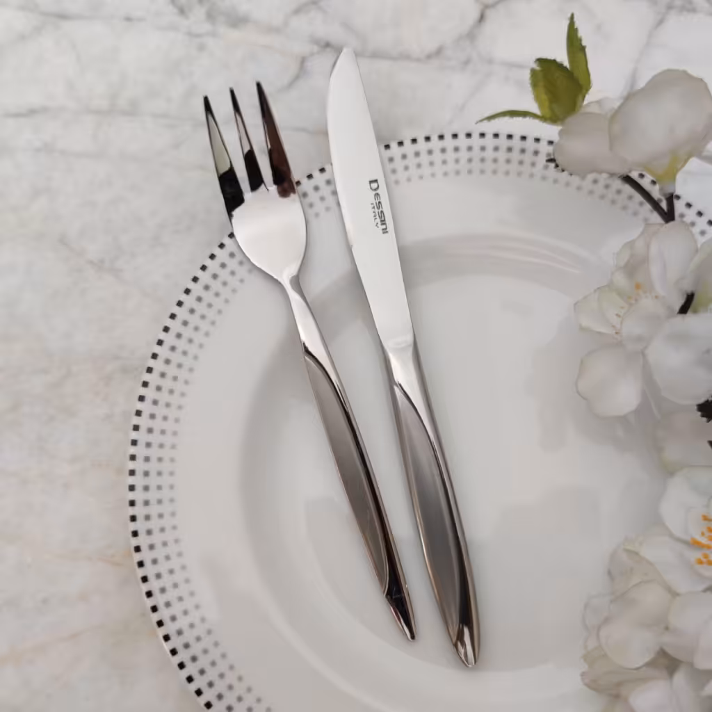 ست 12پارچه کارد وچنگال میوه خوری تخت میامی