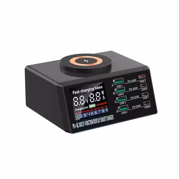 خرید و قیمت دستگاه شارژ تلفن همراه چند منظوره برند Porodo LifeStyle - کی ام کالا