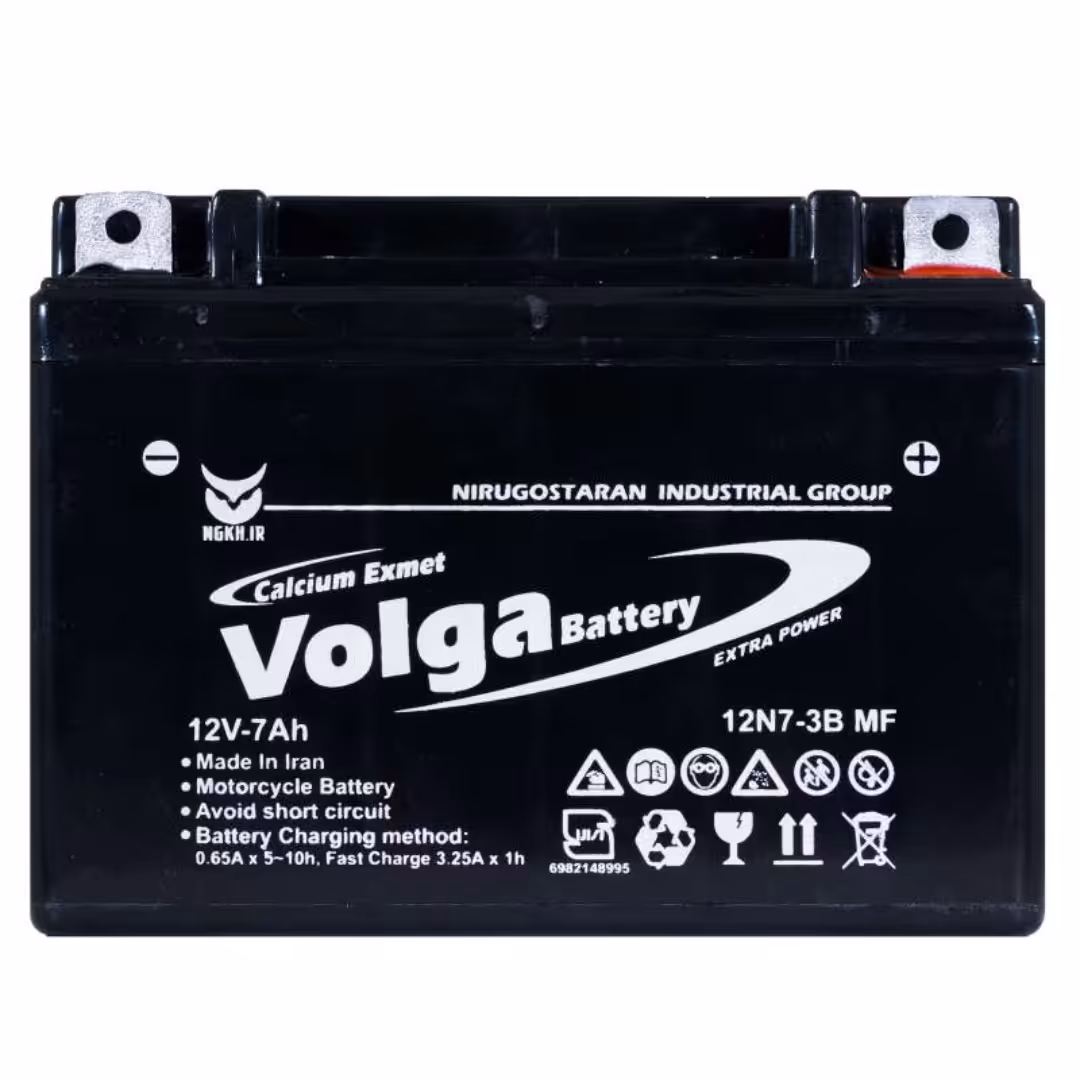 باطری موتور سیکلت 12ولت 7آمپر (6ماه گارانتی )