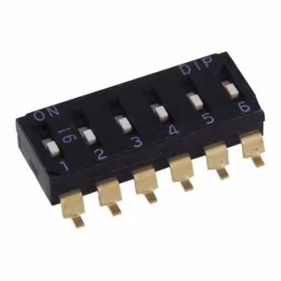 مجموعه 10 عددی دیپ سوئیچ 6 تایی SMD