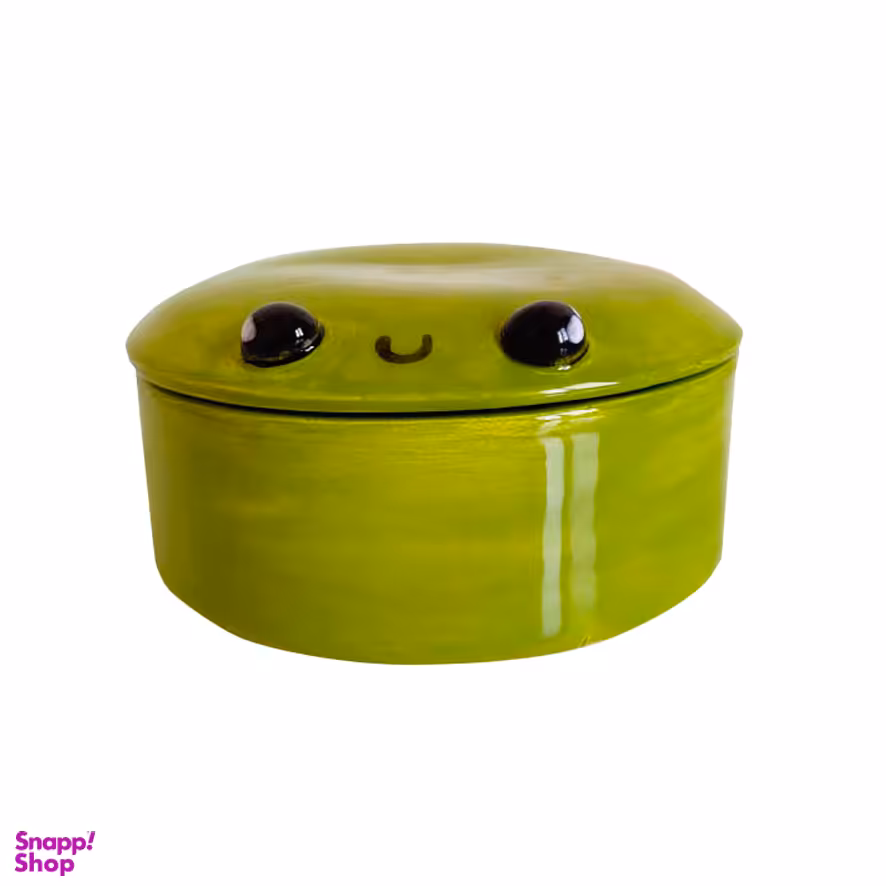 ظرف در دار سرامیکی مدل میوه ای