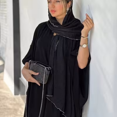 شال پلیسه دور زیپی وارداتی3903