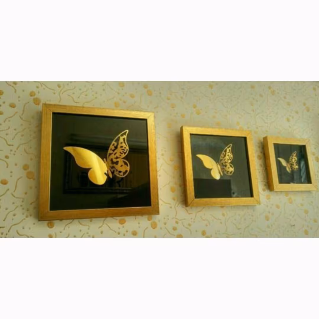 تابلو سه تایی پروانه 