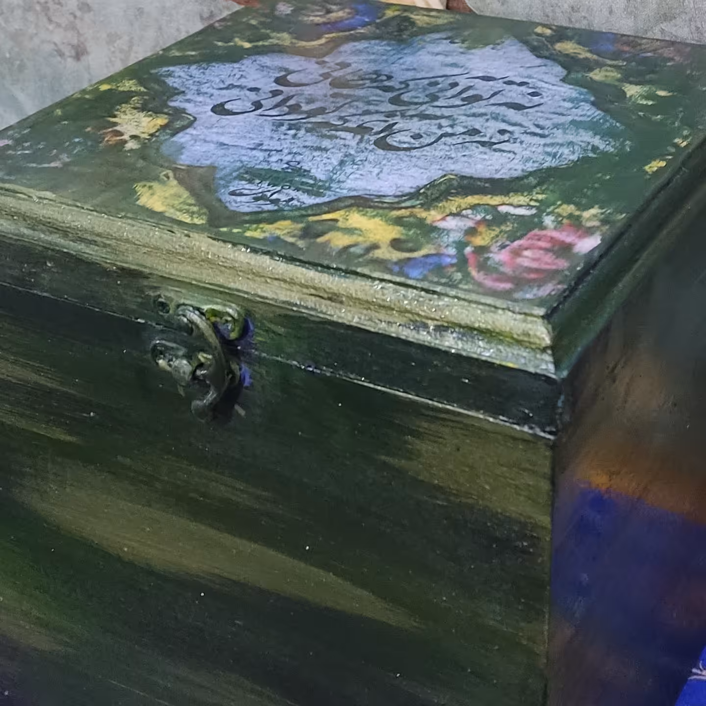 جعبه چوبی دکوپاژ