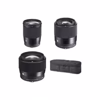 کیت سه تایی لنزهای 16 و 30 و 56 میلیمتر f/1.4 DC DN سری Contemporary برای مانت E سونی