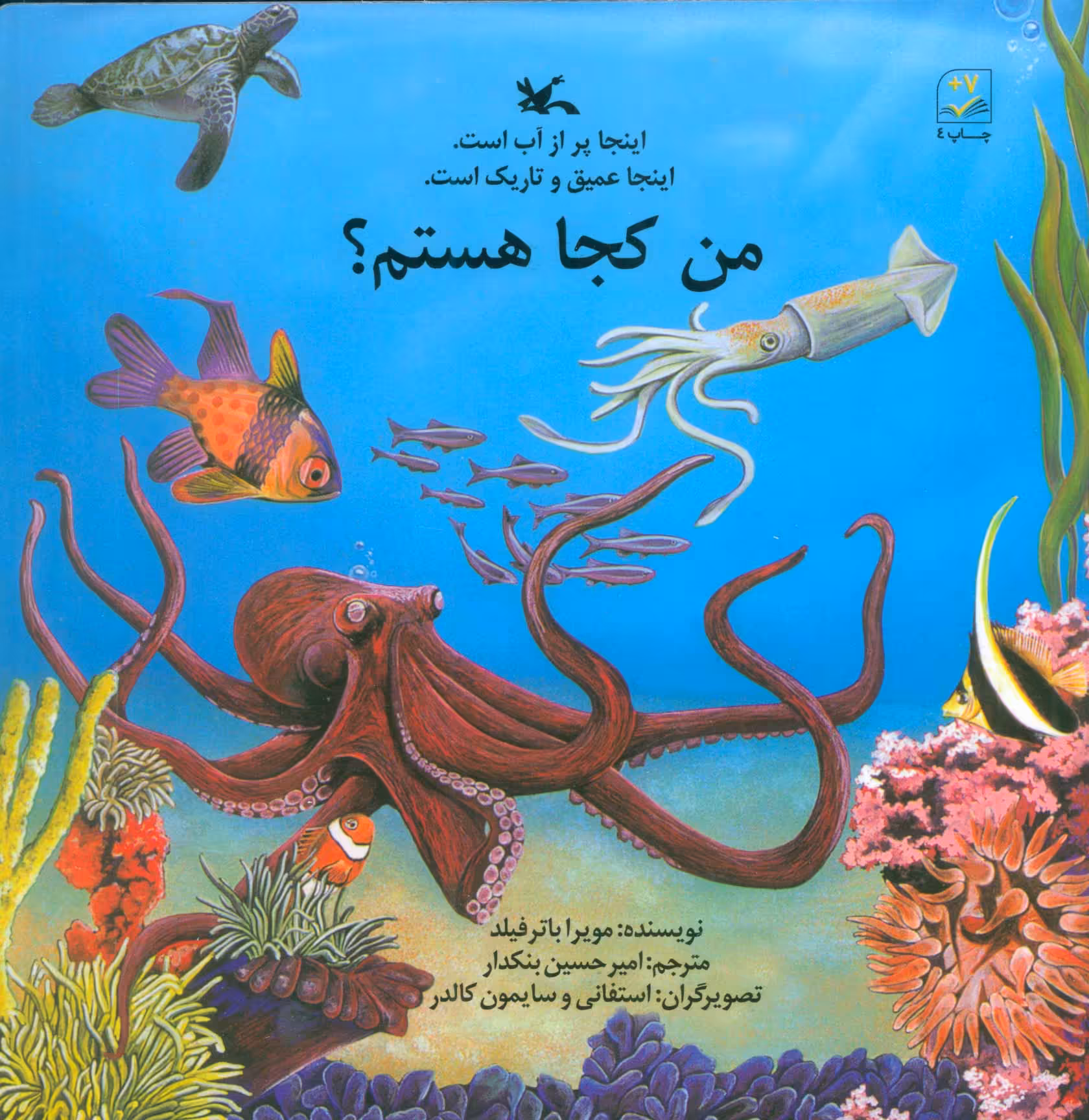 کتاب من کجا هستم؟ اینجا پر از آب است.اینجا عمیق و تاریک است