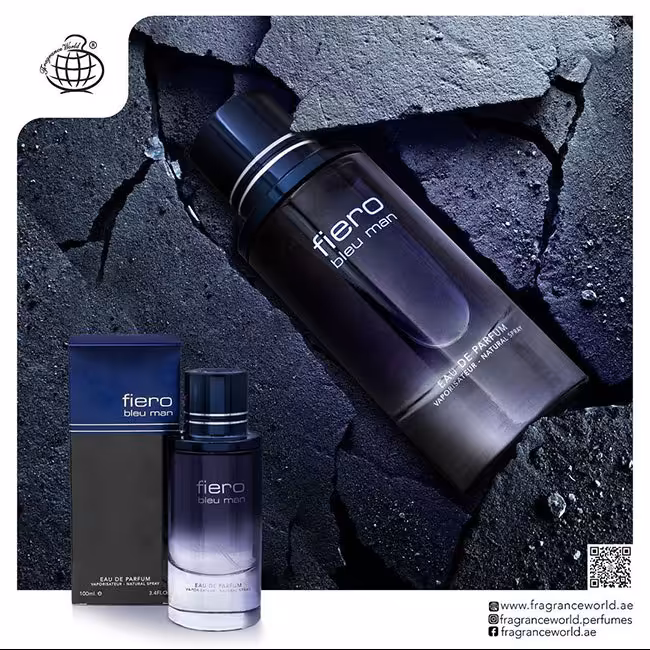 عطر ادکلن مردانه فراگرنس ورد فیرو بلو من (Fragrance Fiero Bleu Man)