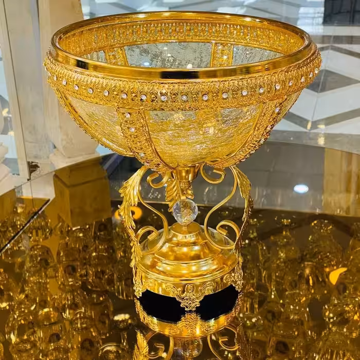 سرویس پذیرایی4تیکه شیشه ترک طرح اماراتی 