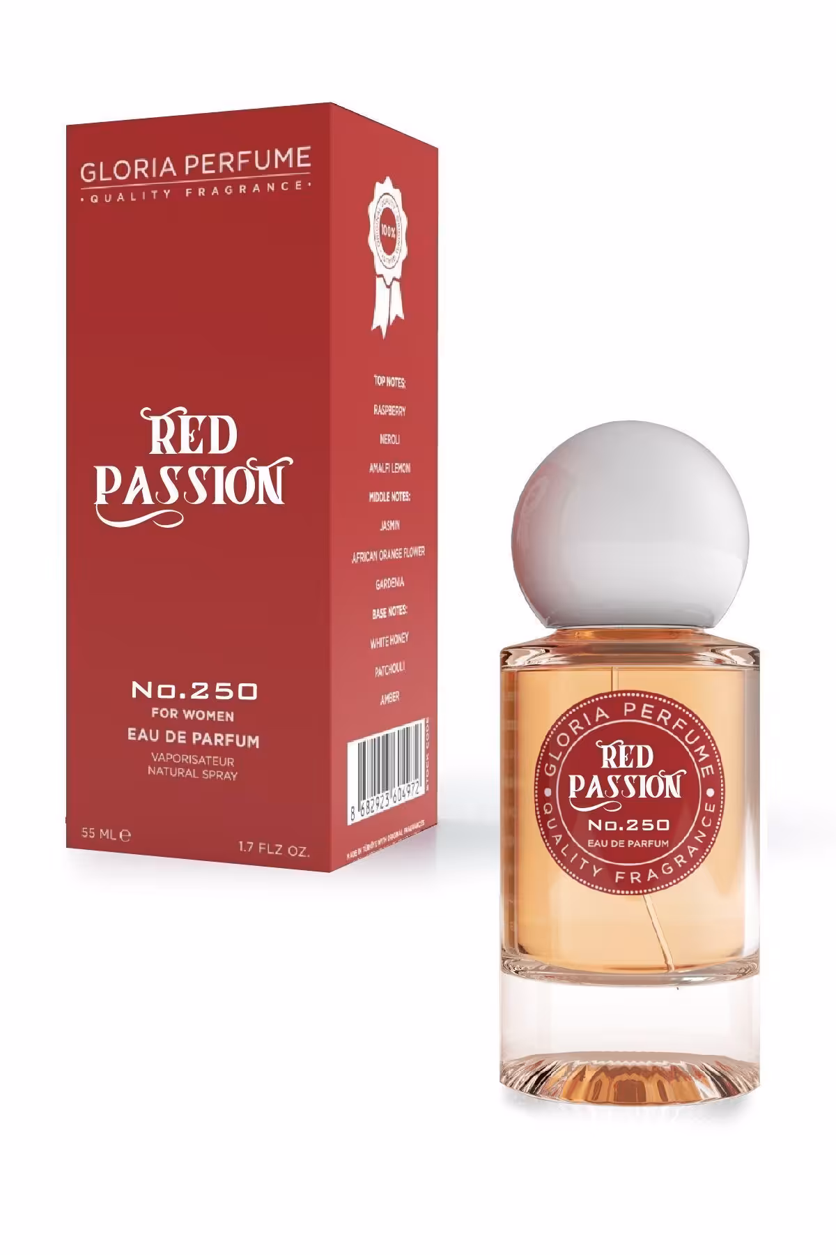 عطر زنانه RED 55 ML ادوپرفیوم Gloria Perfume
