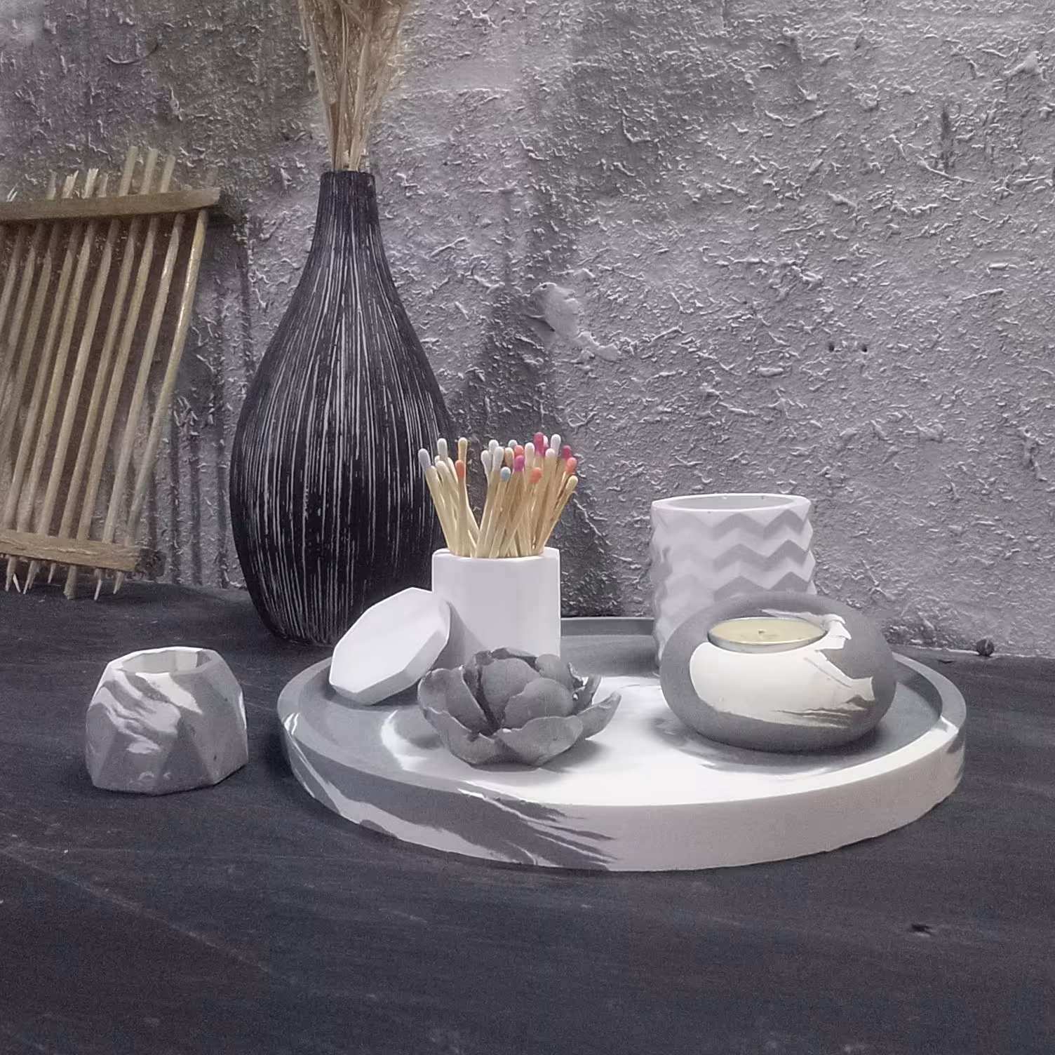 ست کاربردی سنگ مصنوعی دل آرام