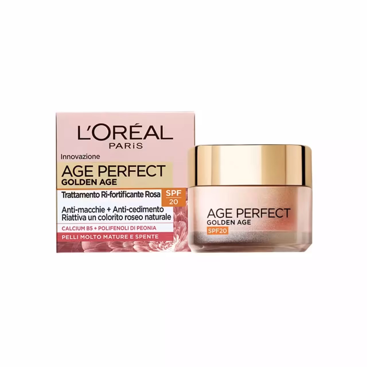 کرم ضد چروک AGE PERFECT GOLDEN AGE SPF20 لورآل حجم 50 میلی لیتر