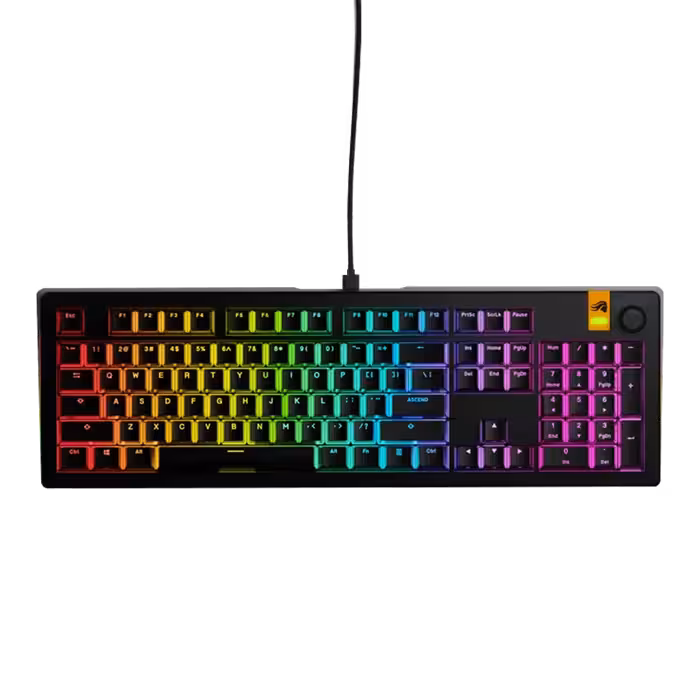 کیبورد مکانیکال گیمینگ گلوریس Glorious Gmmk 3 He 100% Black | فروشگاه تکاف