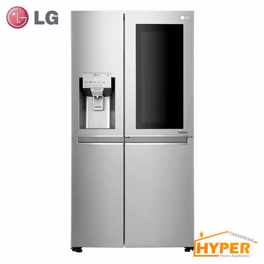 یخچال فریزر ساید بای ساید ال جی SXI535NS نقره ای