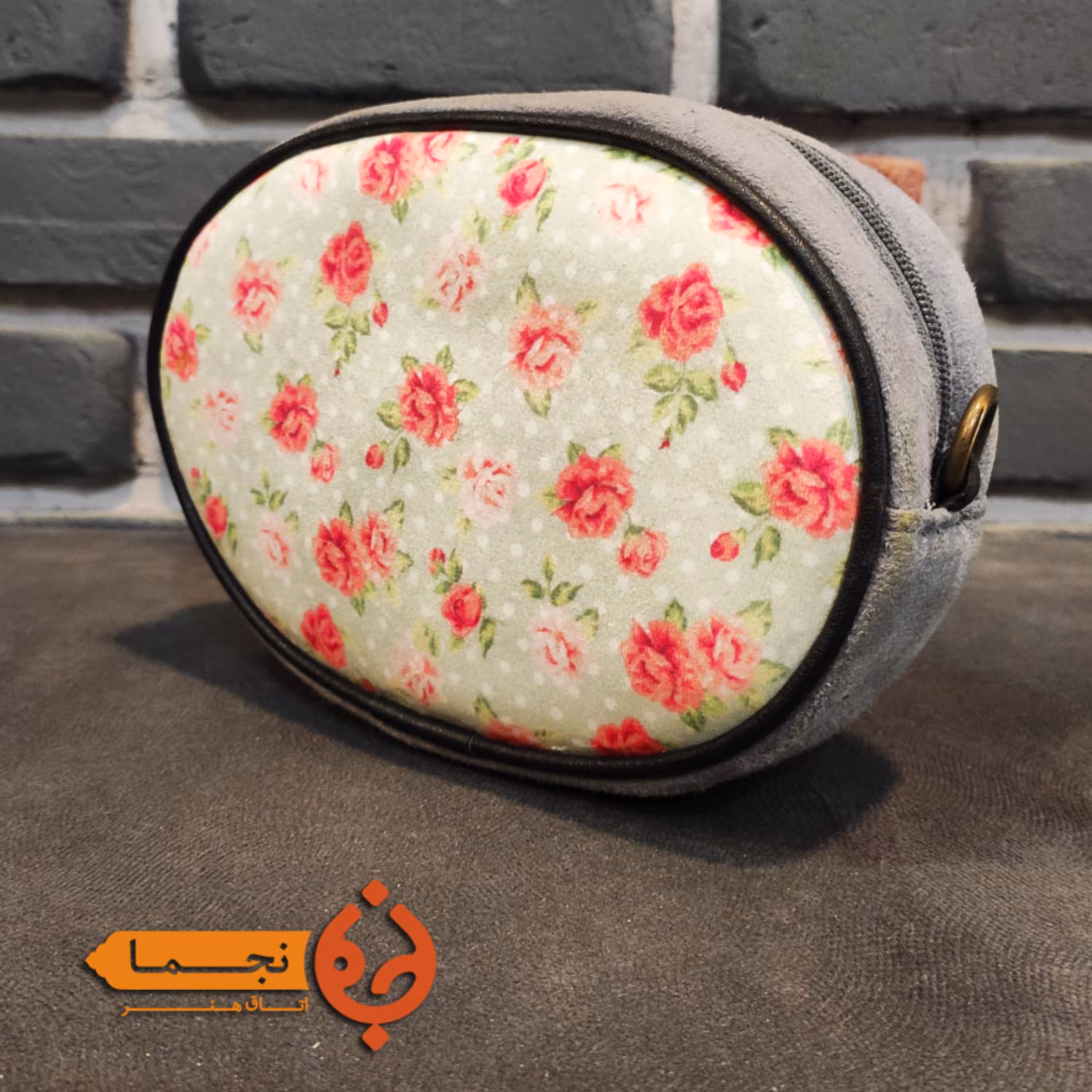کیف دو منظوره کمری و دوشی طرح گلدار کد M14