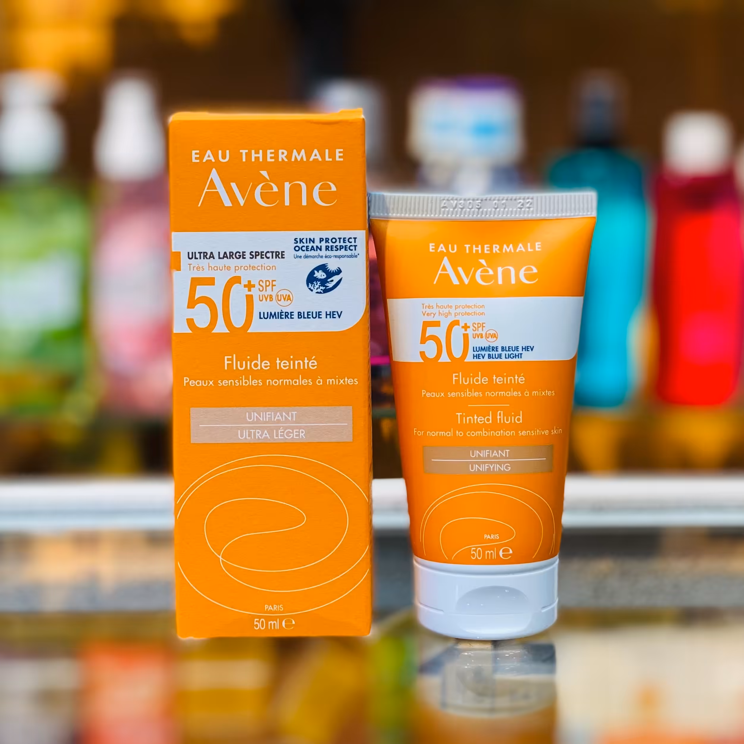 ضد آفتاب رنگی پوست خشک و حساس اون مدل Hydration 8 