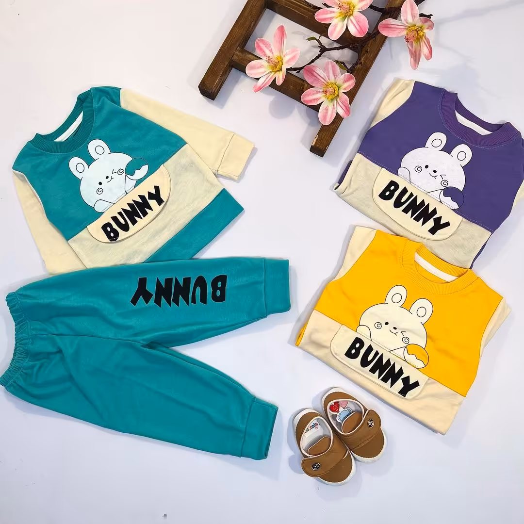 بلوز شلوار  بانی پسرانه،جنس پنبه، تنخور بسیار راحت، نرم و لطیف، مناسب تا حدود 2 سال، سایز 1،2،3