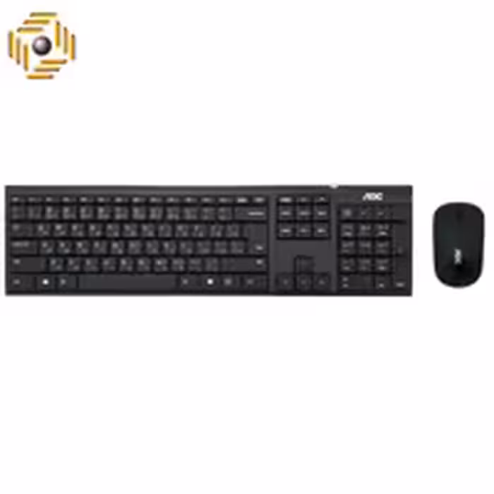 کیبورد و ماوس بی سیم ای او سی مدل KM200
