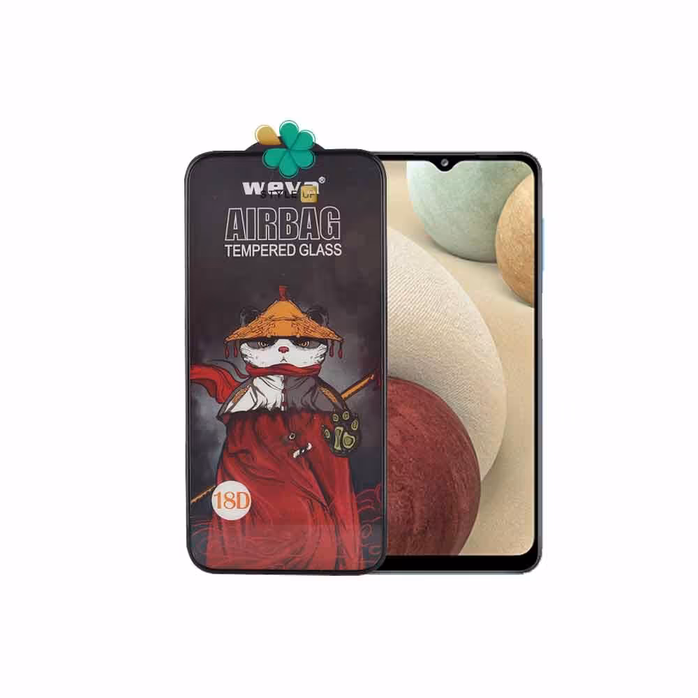 گلس گوشی سامسونگ Samsung Galaxy A12 مدل ایربگ دار