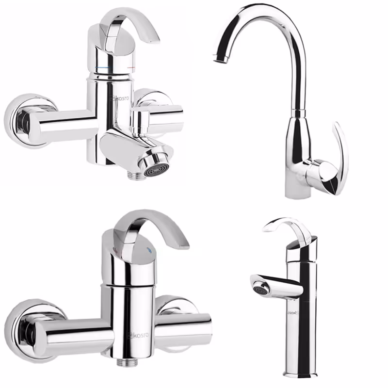 ست 4تیکه شیرالات کسری مدل تنسوپلاس