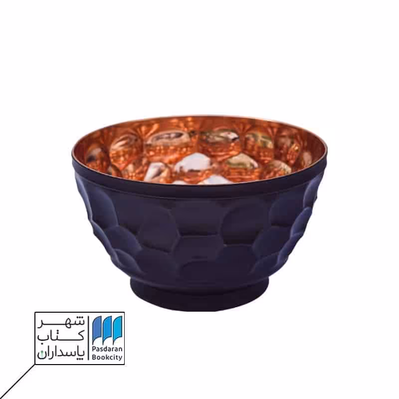 کاسه پایه دار چکشی مدرن مشکی سایز 1