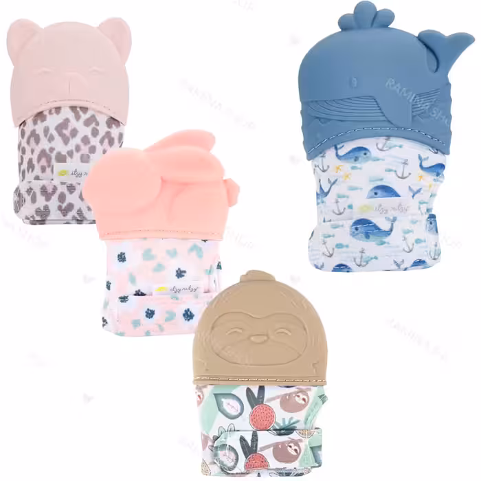 دستکش دندانگیر نوزاد طرح حیوانات اونلی بیبی Only Baby