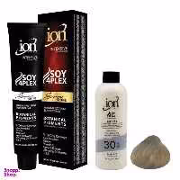 رنگ مو آیون (Ion) شماره 7.17 حجم 120 میلی‌لیتر رنگ بلوند ماسه ای متوسط+اکسیدان نه درصدی حجم 180 میلی‌لیتر