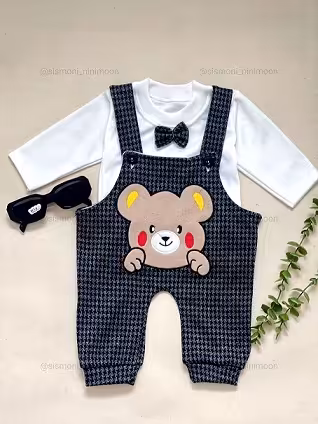 پیشبندی خرس لپ قرمزی