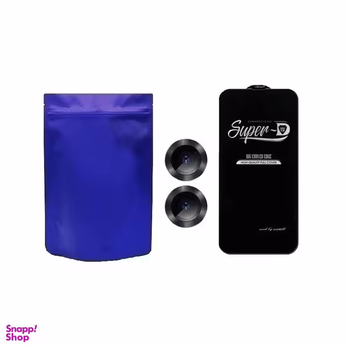 محافظ لنز دوربین مدل رینگی کد MB مناسب اپل iPhone 13 به همراه محافظ صفحه نمایش SuperD