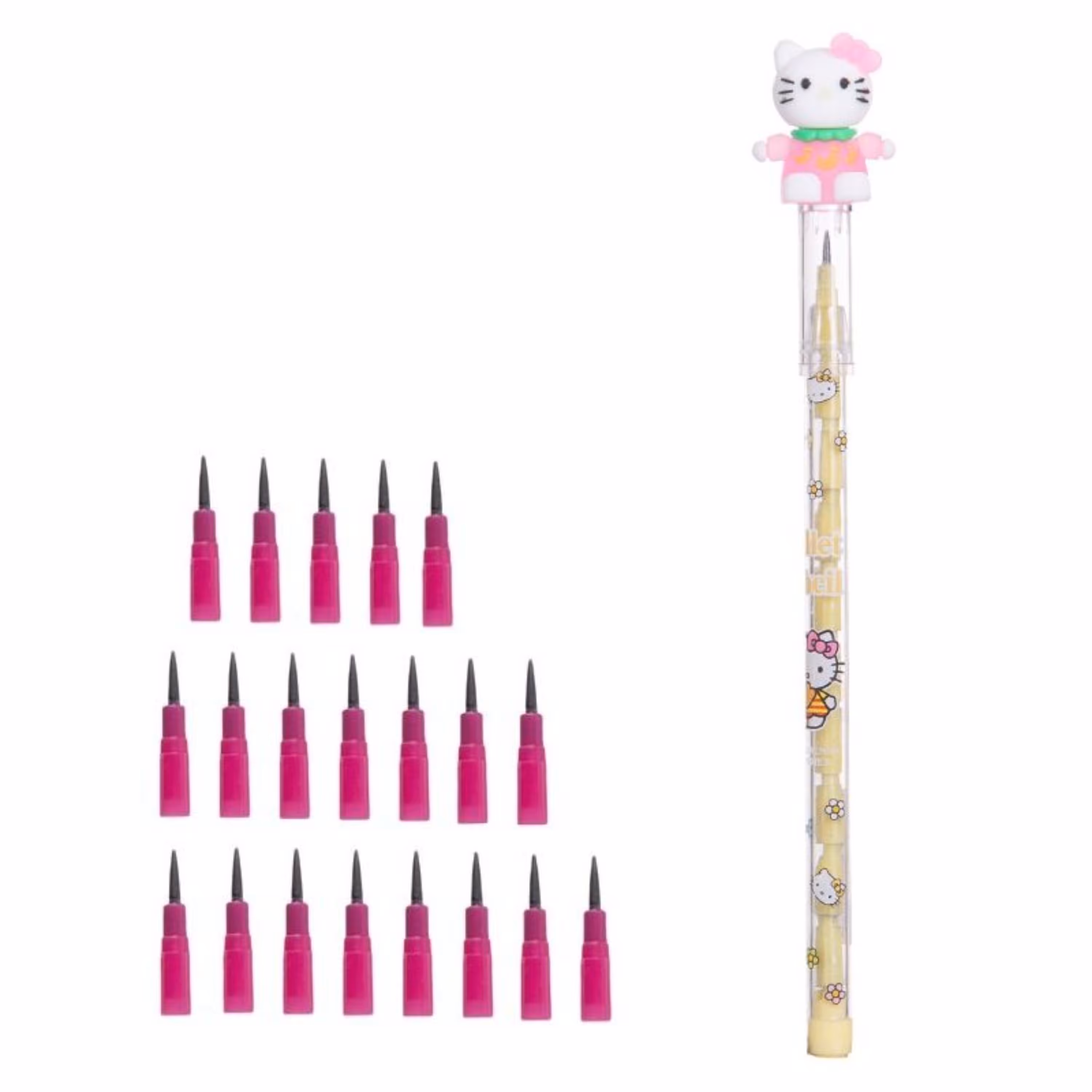 مداد فشنگی مدل کیتی به همراه نوک بسته 20 عددی