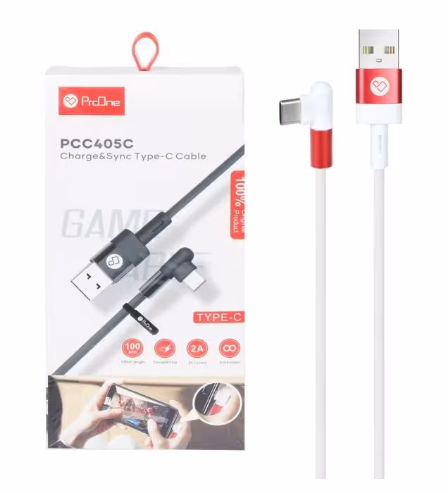 کابل شارژ پرووان تایپ سی مدل PCC405C