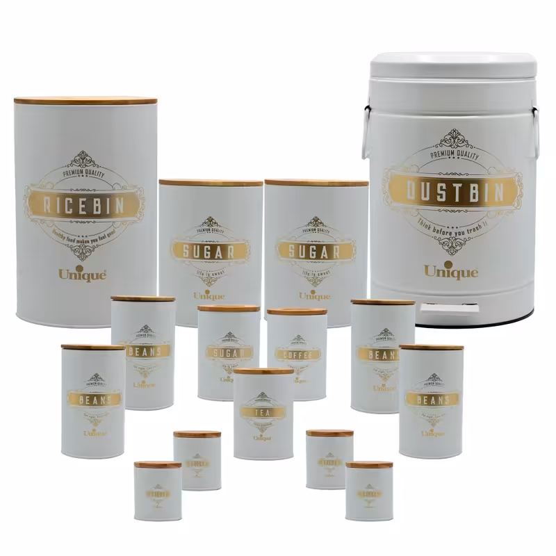 سرویس آشپزخانه 15 پارچه یونیک مدل فونت کد 8054