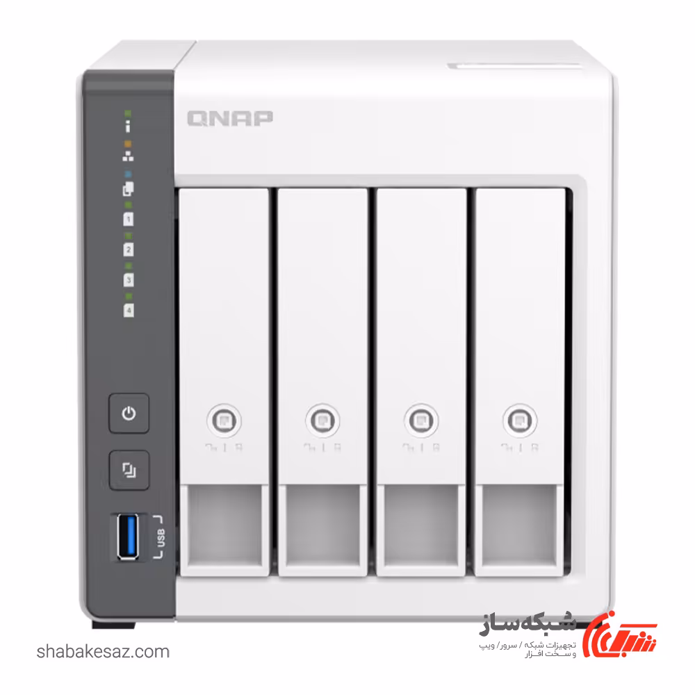 قیمت و خرید ذخیره ساز تحت شبکه کیونپ QNAP TS-433 - شبکه ساز