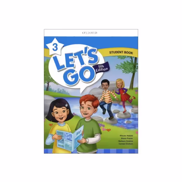 کتاب Lets Go 3 ویرایش پنجم اثر Ritsuko Nakata انتشارات اکسفورد وزیری