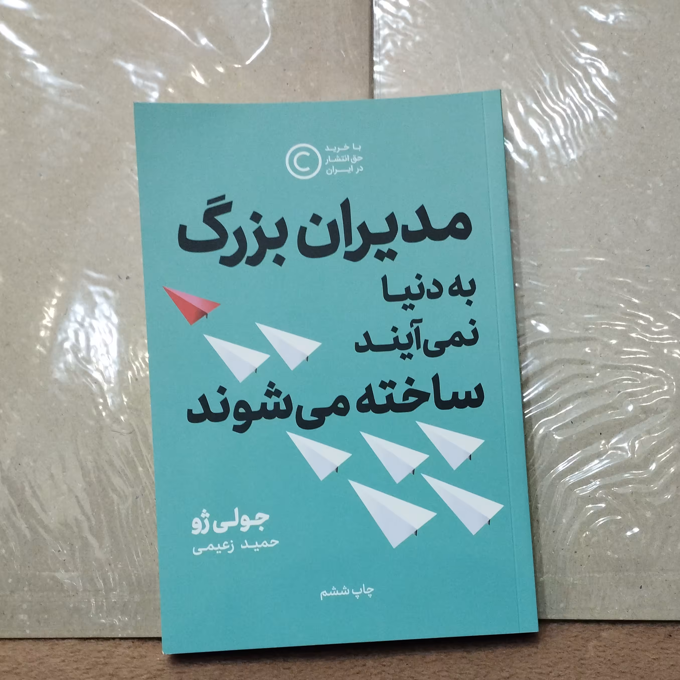 کتاب مدیران بزرگ به دنیانمی آیندساخته می شوند