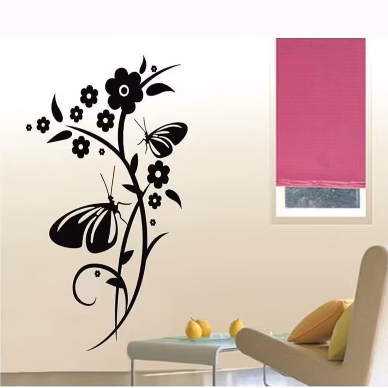 آینه پریناز شاپ مدل گل و پروانه