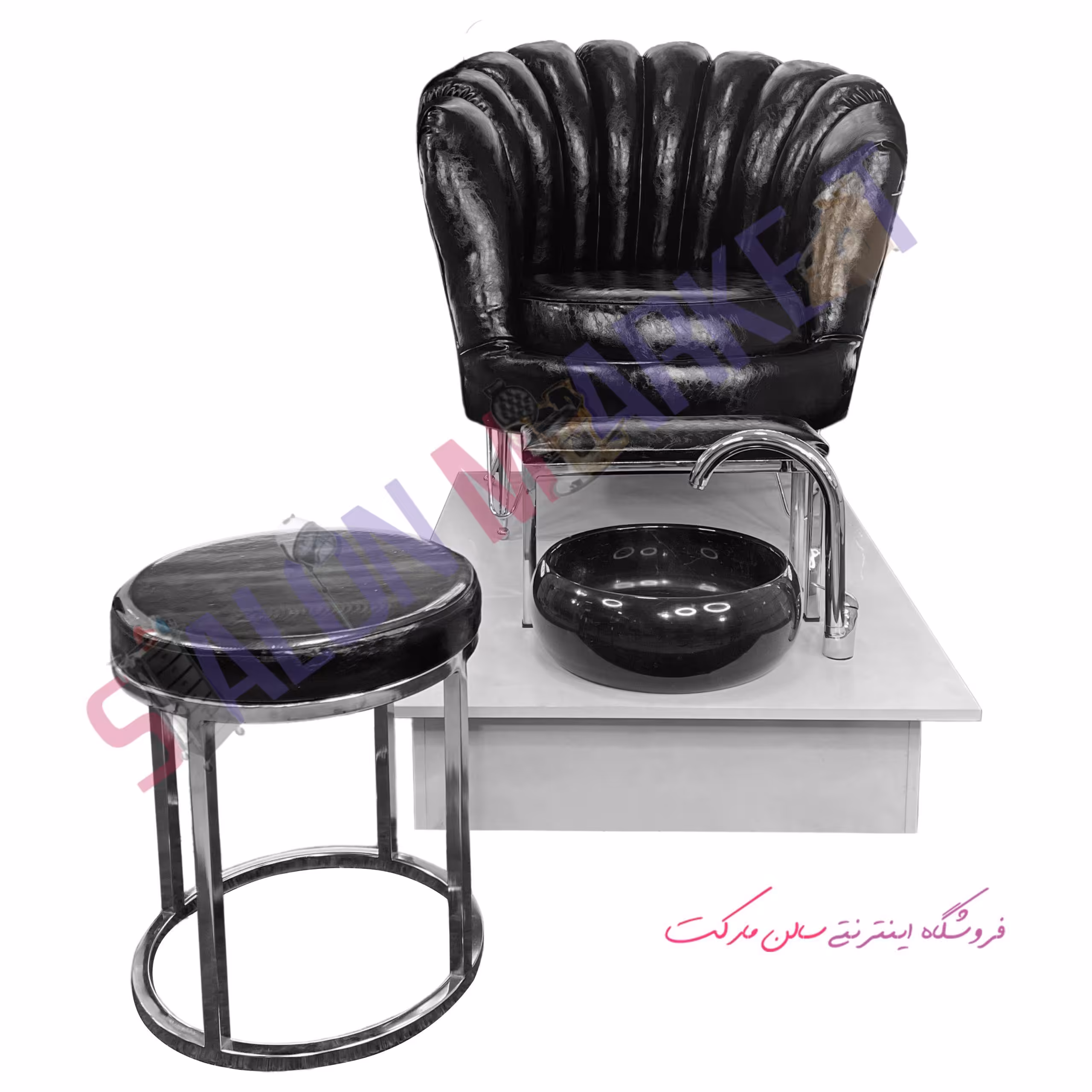 صندلی پدیکور صدفی