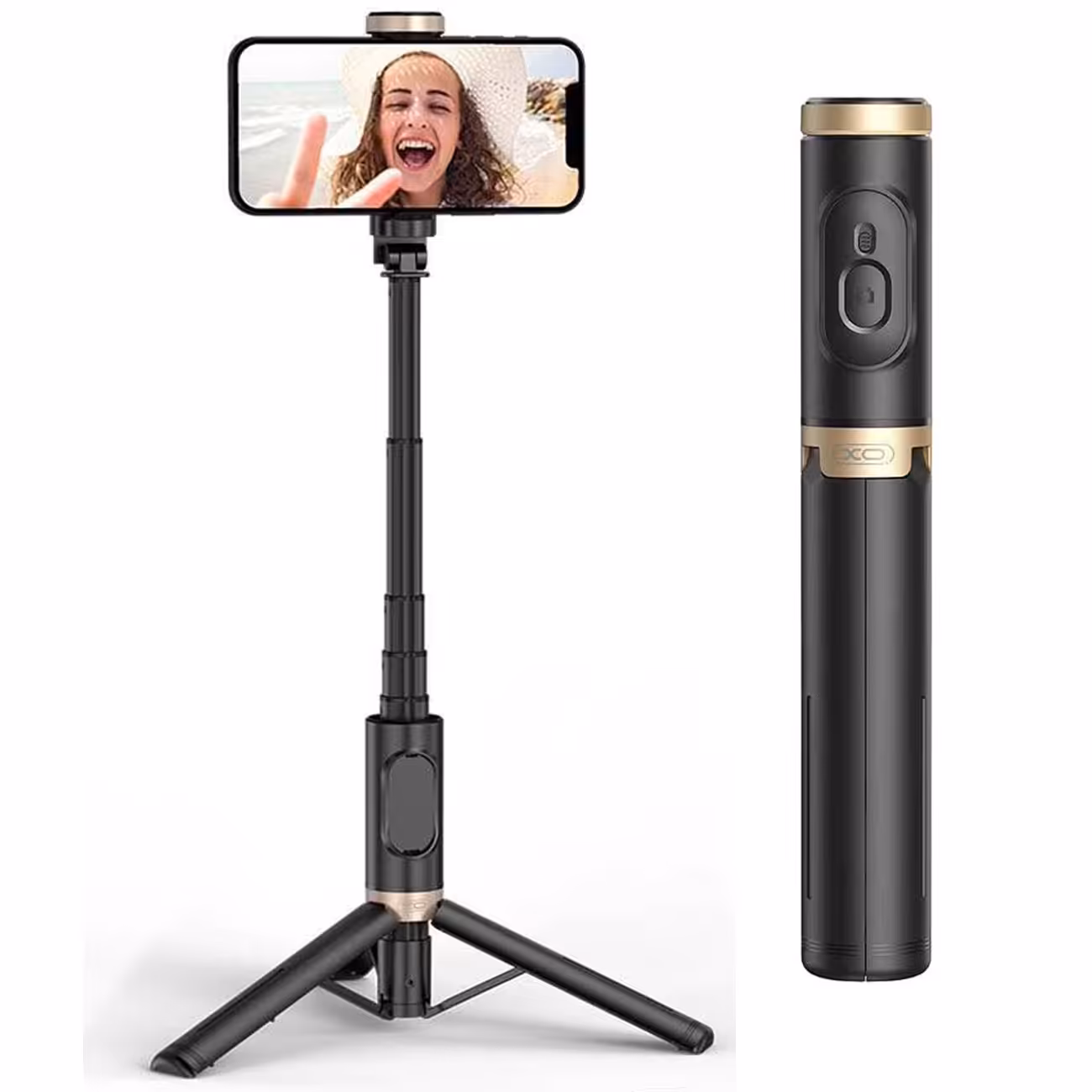 مونوپاد و سه پایه سلفی گوشی 72 سانتی‌متری ایکس او SS14