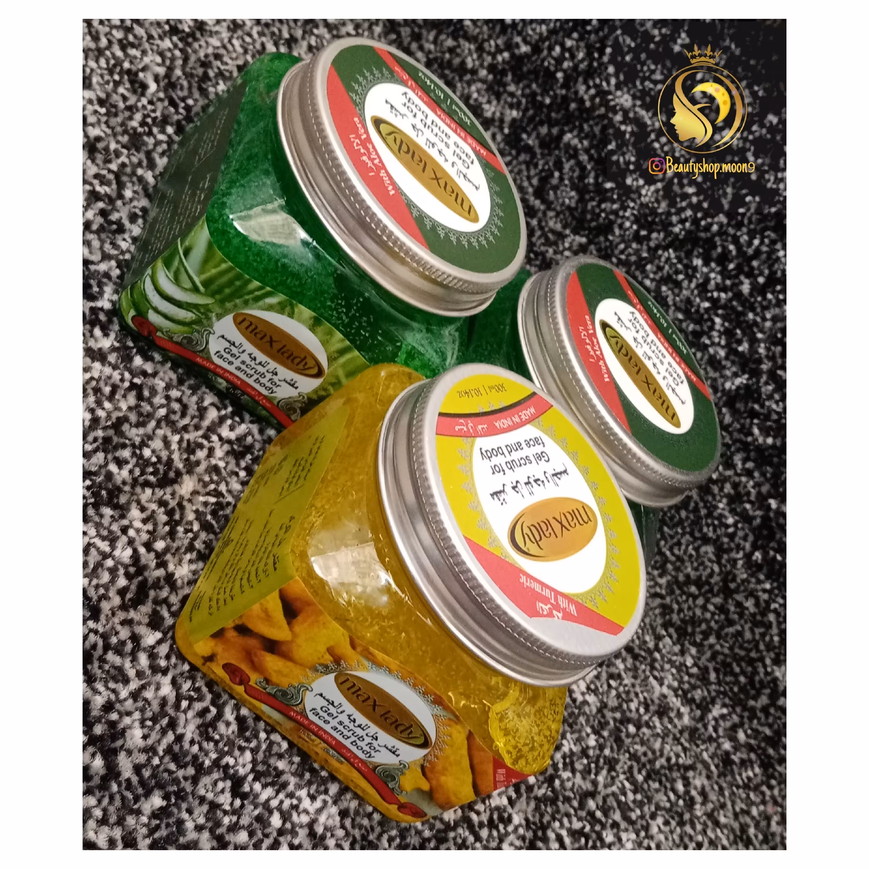 اسکراب شنی صورت و بدن مکس لیدی