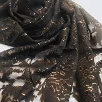 شال مشکی طلایی 