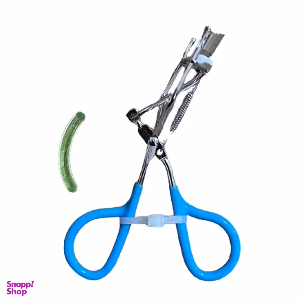 فرمژه بدنه استیل فنردار کد 031 رنگ آبی