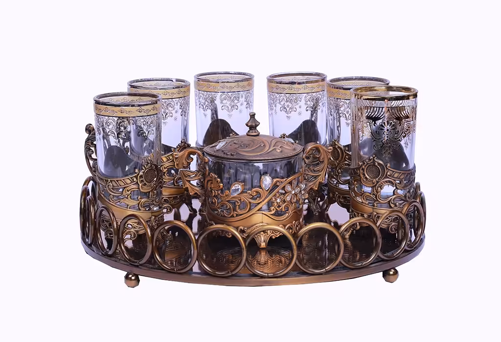 سینی آینه ای سالی نو بیضیطرح المپیک