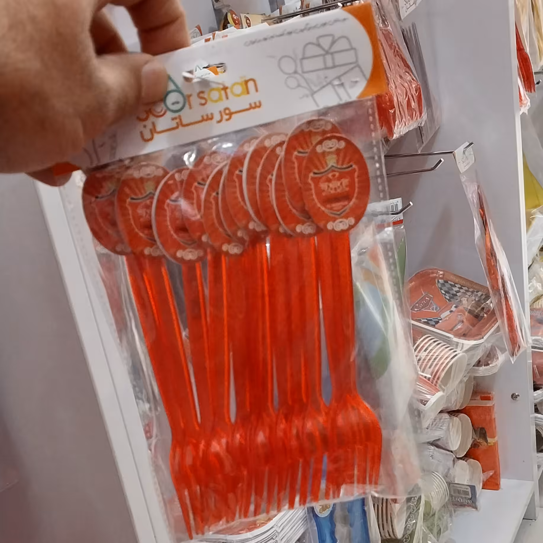 چنگال تم تولد  12 عددی پرسپولیس 