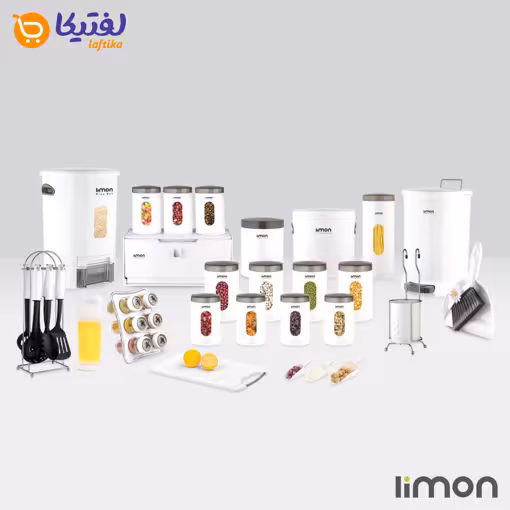 سرویس آشپزخانه گرد لیمون 36 پارچه درب شفاف 2011